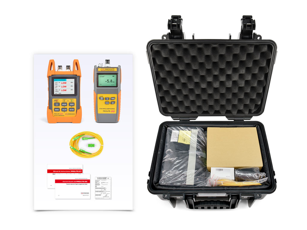 PL-575: Fibre optics “Low Cost” Measurement kit