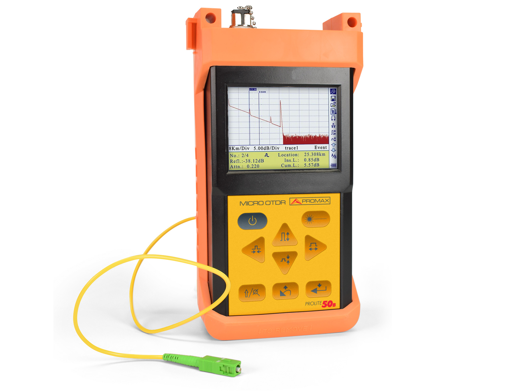 PROLITE-50B: Single mode micro OTDR