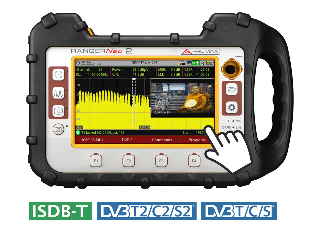 RANGER Neo 2: TV Signal & Spectrum analyzer (professional class)