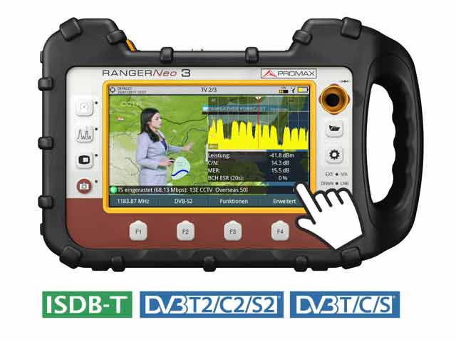 RANGER Neo 3: TV Signal & Spectrum analyzer (high-end class)