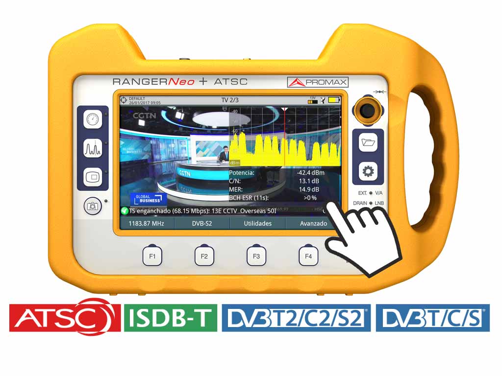 RANGER Neo + ATSC: Multifunction TV signal and spectrum analyzer (advanced class)