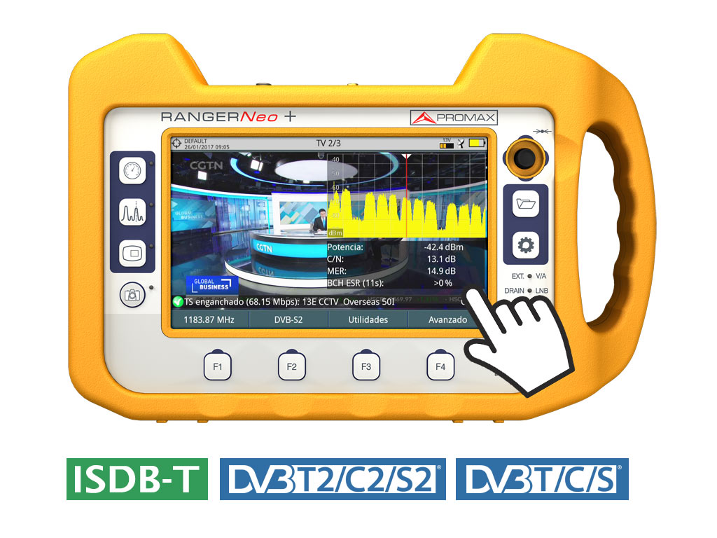 RANGER Neo +: Multifunction TV signal and spectrum analyzer (advanced class)