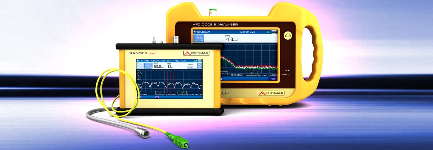 For the deployment of cable and fibre CATV networks. Including terrestrial and satellite TV analysis.