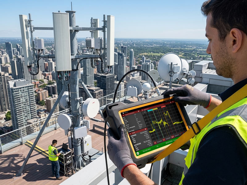 Dual-SIM analyzer for 5G network deployment