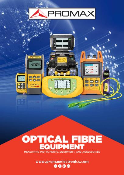 Catalog of Optical fibre measurement and tools catalog
